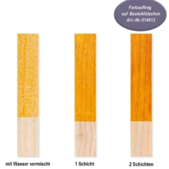 Premium-Holz-Lasur, für den Innen- und Außenbereich, 90ml, ocker