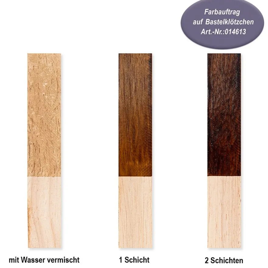 Premium-Holz-Lasur, für den Innen- und Außenbereich, 90ml, walnuss