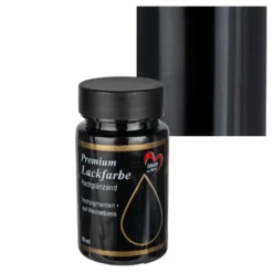 Premium-Lackfarbe, hochglänzend, schwarz, 90ml