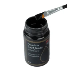 Premium-Lackfarbe, hochglänzend, schwarz, 90ml