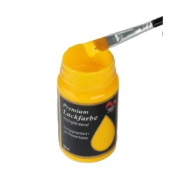 Premium-Lackfarbe, hochglänzend, gelb, 90ml