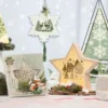 Premium-Relief-Transfers, Winterzeit, 10cm x 30cm, 5 verschiedene Metallicfarben, 10 Bogen