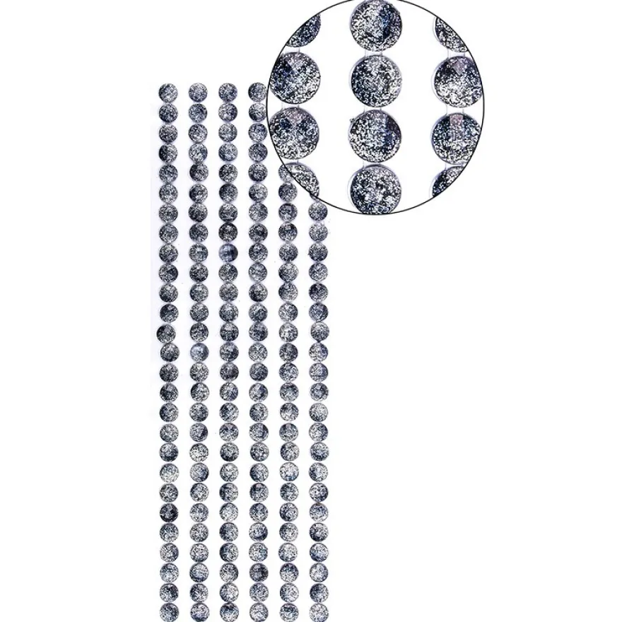 Premium-Schmuck-Bordüren "Galaxie", selbstklebend, 29cm, silber/grau