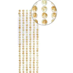 Premium-Schmuck-Bordüren "Goldfluss", selbstklebend, 29cm, weiß