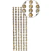 Premium-Schmuck-Bordüren "Goldfluss", selbstklebend, 29cm, taupe