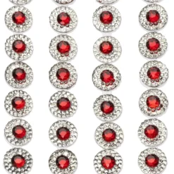 Premium-Schmuck-Bordüren "Prinzess", selbstklebend, 29cm, rot