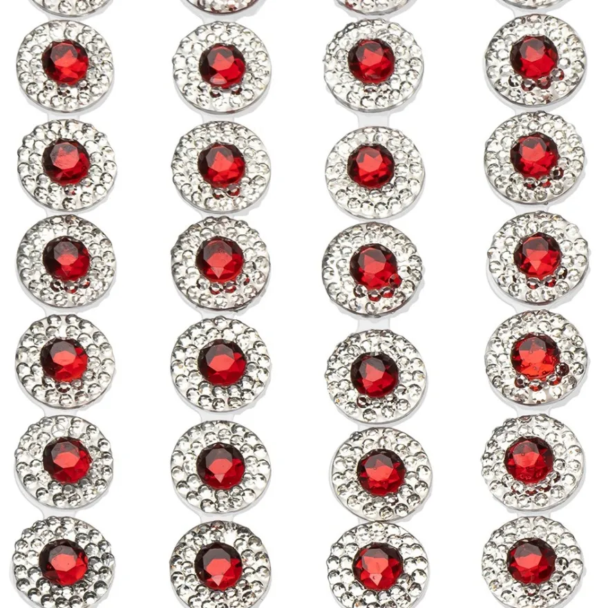 Premium-Schmuck-Bordüren "Prinzess", selbstklebend, 29cm, rot