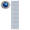 Premium-Schmuck-Bordüren "Prinzess", selbstklebend, 29cm, blau