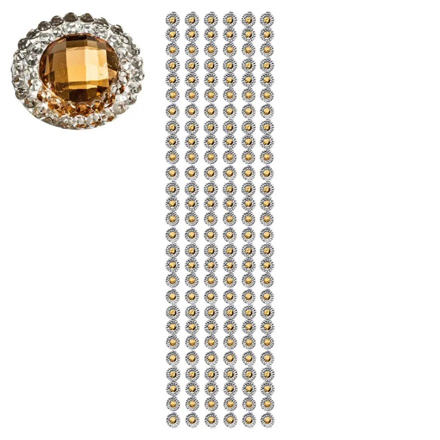Premium-Schmuck-Bordüren "Prinzess", selbstklebend, 29cm, bernstein