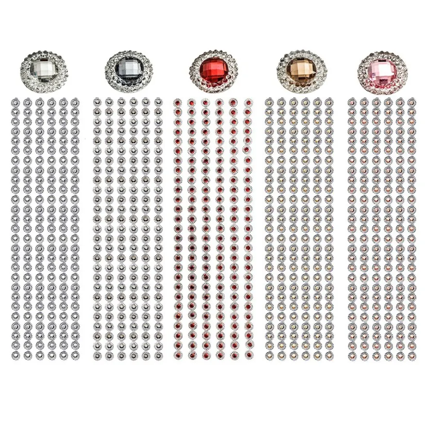 Premium-Schmuck-Bordüren "Prinzess", selbstklebend, 29cm, 5 Farben, 5 Bogen