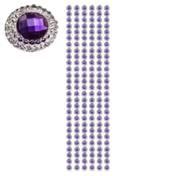 Premium-Schmuck-Bordüren "Prinzess", selbstklebend, 29cm, violett