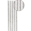 Premium-Schmuck-Bordüren "Royal", selbstklebend, 29cm, mit Glas-Kristallen, silber