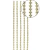 Premium-Schmuck-Bordüren "Strass-Trio", selbstklebend, 29cm, mit Glas-Kristallen, gelbgrün