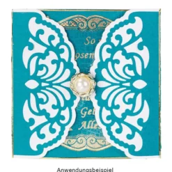 Premium-Schmucksteine, Perlen-Zierstein 2, Ø 1,7cm, hellgold, perlmutt, 50 Stück