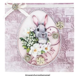Premium-Schmucksteine, Zierblüte 4, Ø 1,9cm, hellgold, Glaskristallen, 40 Stück