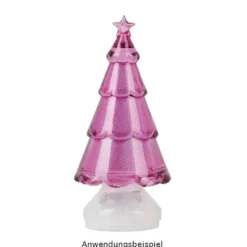 Premium-Tauchfarbe, Farbglas-Glitzer-Effekt, pink mit Silber-Glitzer, 250ml