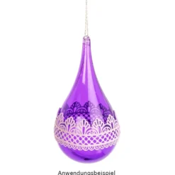 Premium-Tauchfarbe, Farbglas-Effekt, violett, 250ml