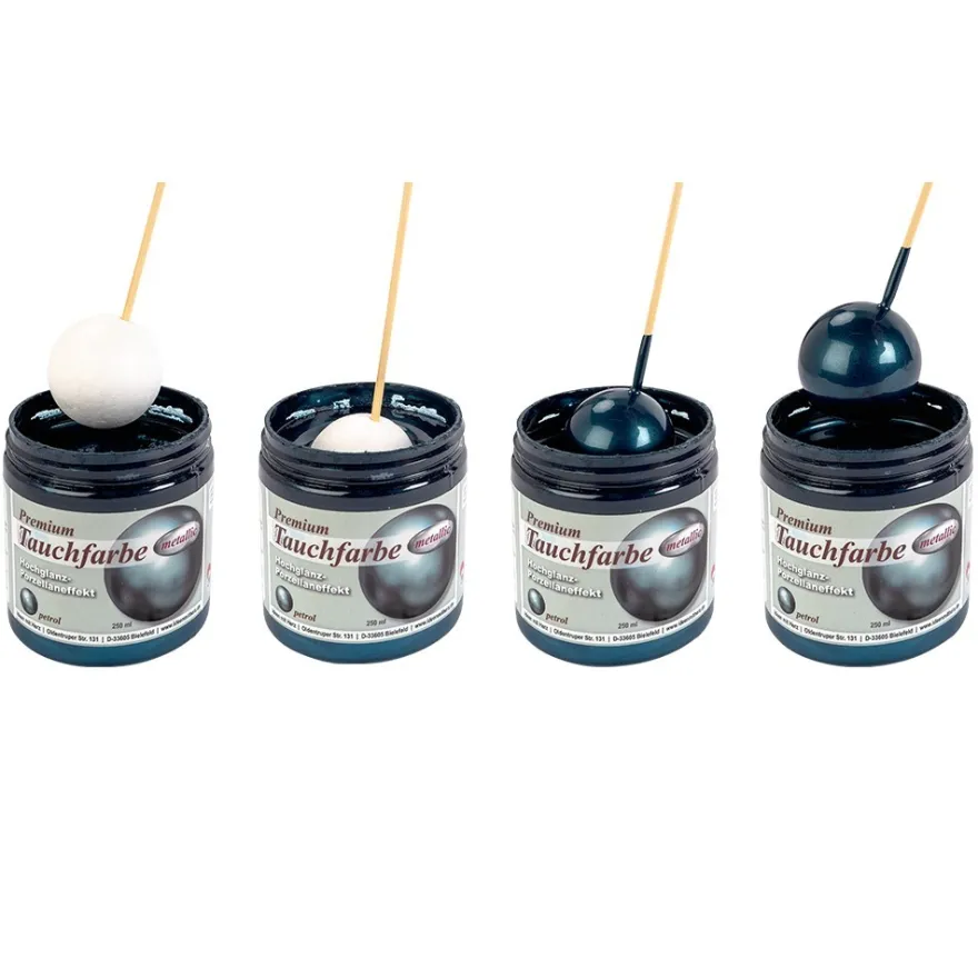 Premium-Tauchfarbe, metallic, petrol, 250ml
