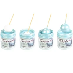 Premium-Tauchfarbe, metallic, pastellblau, 250ml