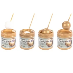 Premium-Tauchfarbe, metallic, hellgold, 250ml