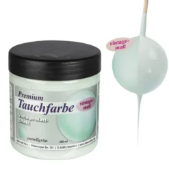 Premium-Tauchfarbe, Vintage-Matt-Effekt, pastellgrün, 250ml