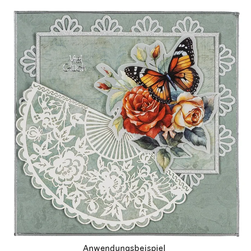 Premium-Transfers, Blumen & Wünsche, 10cm x 30cm, farbig, 10 Bogen