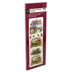 Premium-Transfers, Dorf-Idylle, 10cm x 30cm, farbig, 10 Bogen