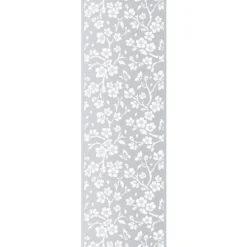 Premium-Transfers, Florale Designs, 10cm x 30cm, Silberfolie, 10 Bogen