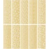 Premium-Transfers, Florale Designs, 10cm x 30cm, Goldfolie, 10 Bogen