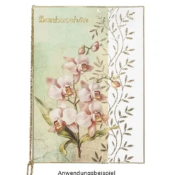 Premium-Transfers, Florale Designs, 10cm x 30cm, Goldfolie, 10 Bogen