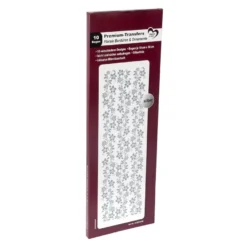 Premium-Transfers, Florare Bordüren & Ornamente, 10cm x 30cm, Silberfolie, 10 Bogen