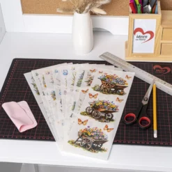 Premium-Transfers, Frühlingserwachen, 10cm x 30cm, farbig, 10 Bogen