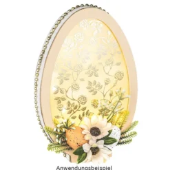 Premium-Transfers, Frühlingsmotive, 10cm x 30cm, Goldfolie, 10 Bogen