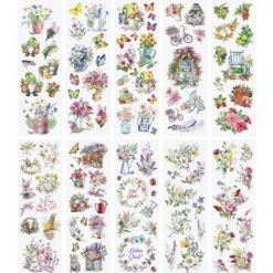 Premium-Transfers, Gartenfreuden, 10cm x 30cm, farbig, 10 Bogen