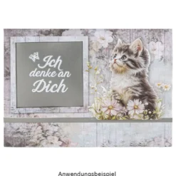 Premium-Transfers, Katzen, 10cm x 30cm, farbig, 10 Bogen