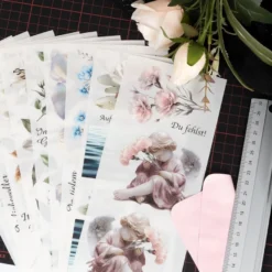Premium-Transfers, Kondolenz & Schriften 2, 10cm x 30cm, farbig, 10 Bogen