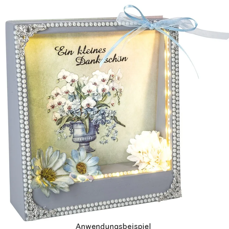 Premium-Transfers, Orchideen & Lilien, 10cm x 30cm, farbig, 10 Bogen