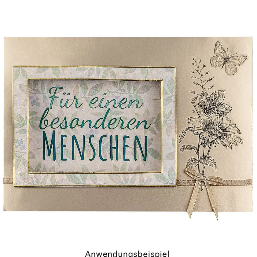 Premium-Transfers, Rund ums Jahr 2, 10cm x 30cm, schwarz, 10 Bogen