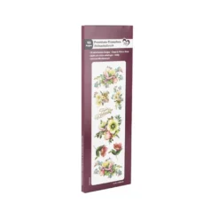 Premium-Transfers, Weihnachtsfloristik, 10cm x 30cm, farbig, 10 Bogen