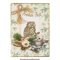 Premium-Transfers, Winter 1, 10cm x 30cm, Goldfolie, 10 Bogen