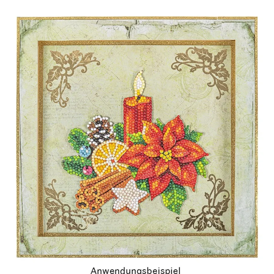 Premium-Transfers, Winter 2, 10cm x 30cm, Goldfolie, 10 Bogen