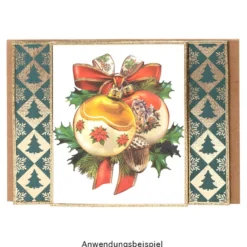 Premium-Transfers, Winter/Weihnachten 2, 10cm x 30cm, 10 versch. Designs, farbig, 10 Bogen