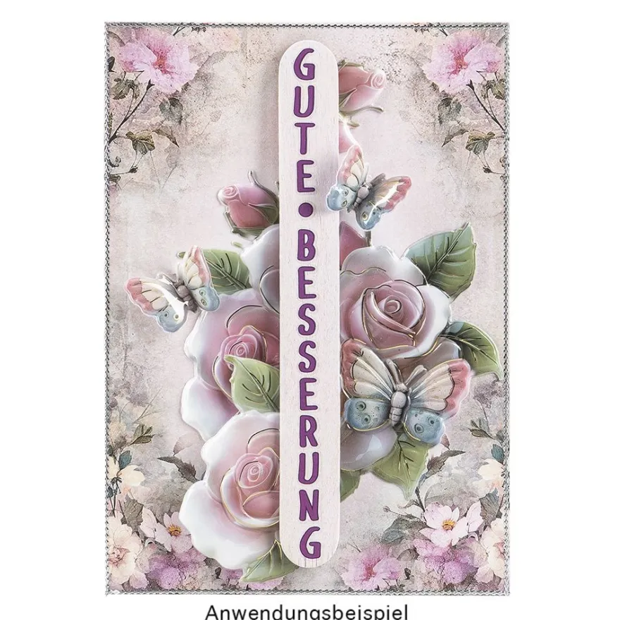 Premium-Transfers, Wünsche rund ums Jahr, vertikale Ausrichtung, 10cm x 30cm, farbig, 10 Bogen