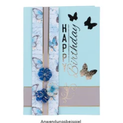 Premium-Transfers, Wünsche rund ums Jahr 2, 10cm x 30cm, Goldfolie, 10 Bogen