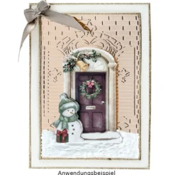 Prägeschablone, Fenster, 14,5cm x 9,5cm