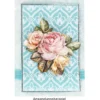Prägeschablone, Französische Lilien, 15cm x 10cm