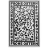 Prägeschablone, Frohe Ostern 1, 14,5cm x 9,5cm, passend für gängige Präge- & Stanzmaschinen