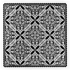 Prägeschablone, Hintergrund Ornamentik 3, 14,7cm x 14,7cm