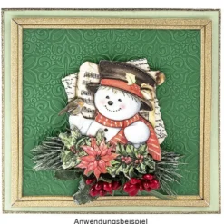 Prägeschablone, Hintergrund Ornamentik 3, 14,7cm x 14,7cm