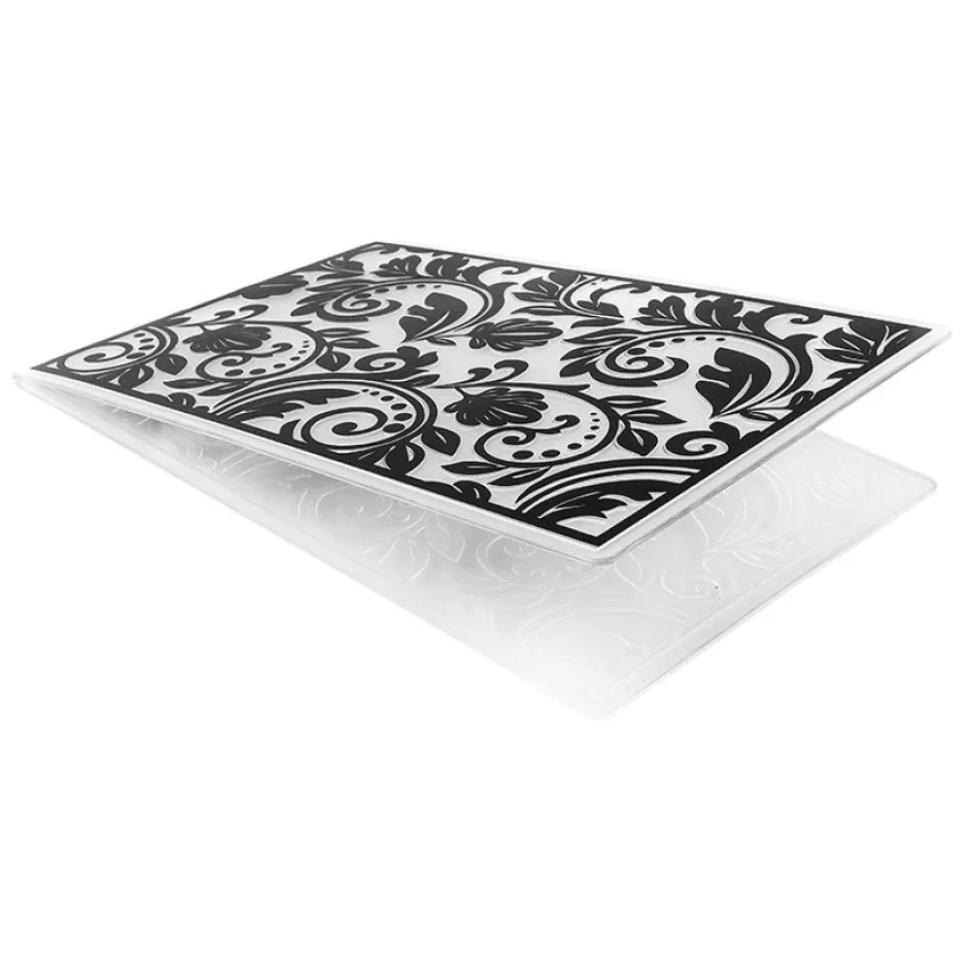 Prägeschablone, Hintergrund Ornamentik 1, 15cm x 10cm